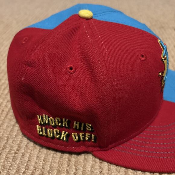 New Era 59FIFTY Houston Rockets Holiday Games Rock Em’ Sock Em’ Fitted Hat 7 1/4 - Picture 4 of 9